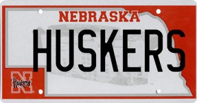 Nebraska 2002 Spirit license plate design