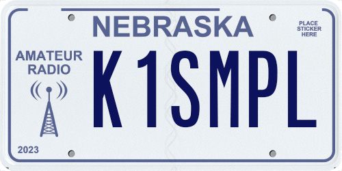 Nebraska Front License Plate Requirements