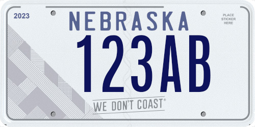 Stolen License Plate in Nebraska
