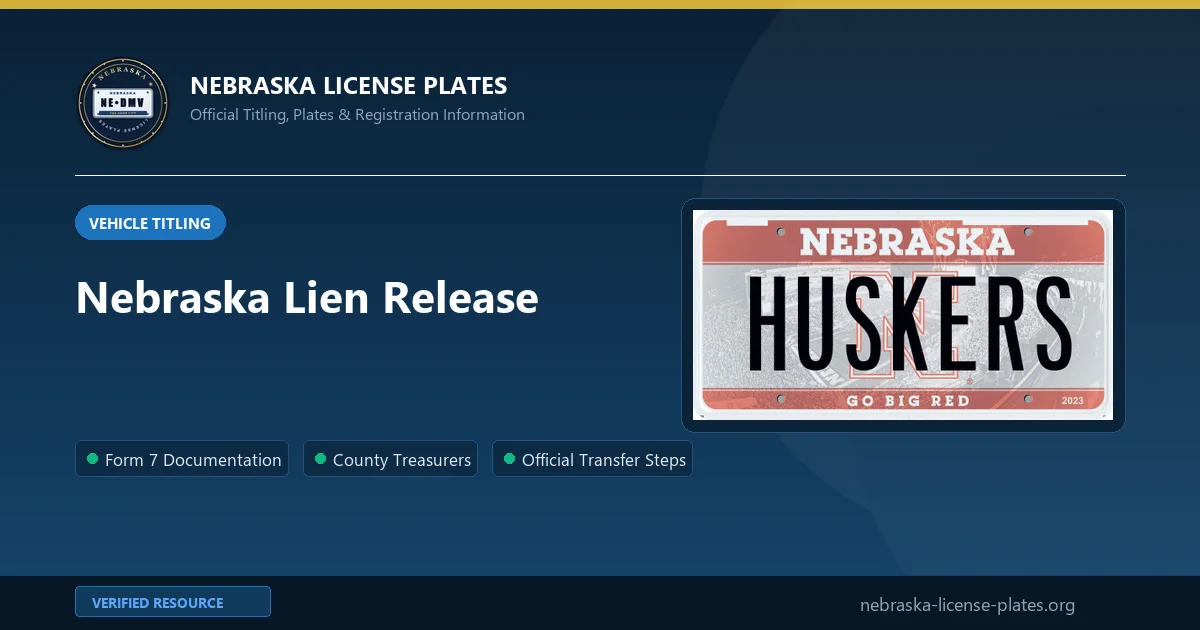 Nebraska Lien Release Details
