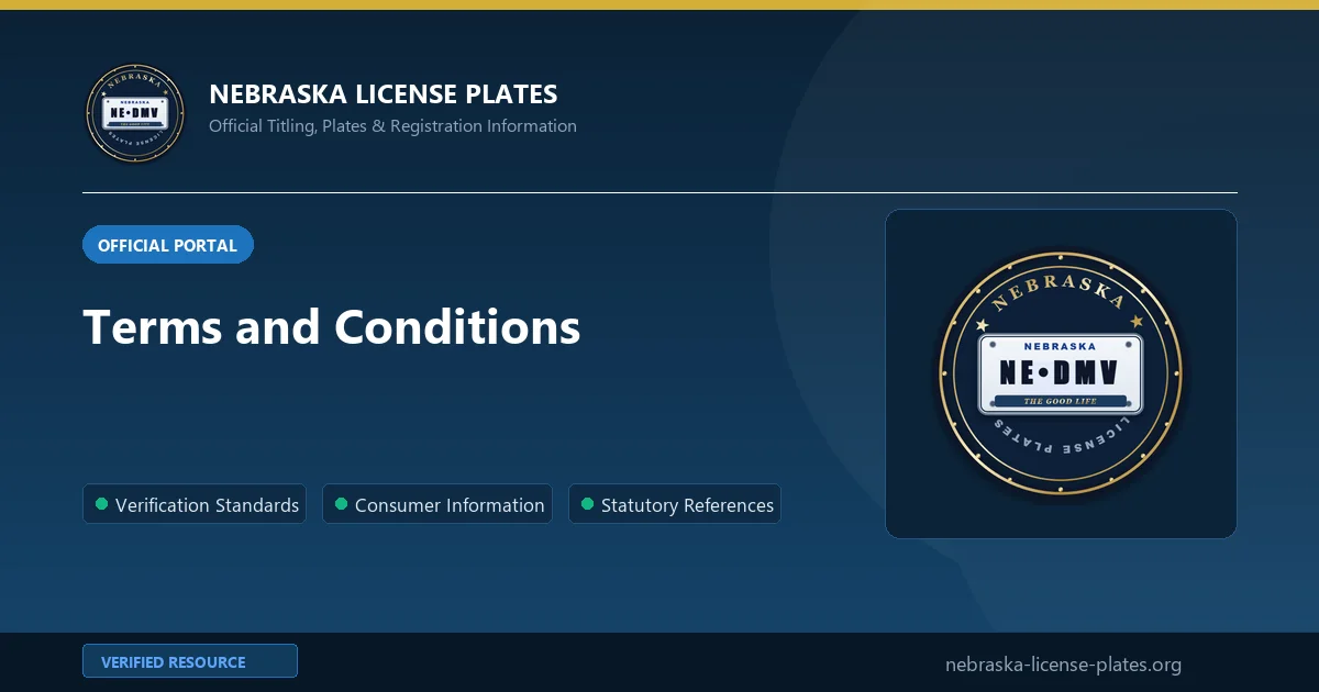 Nebraska Terms and Conditions Details
