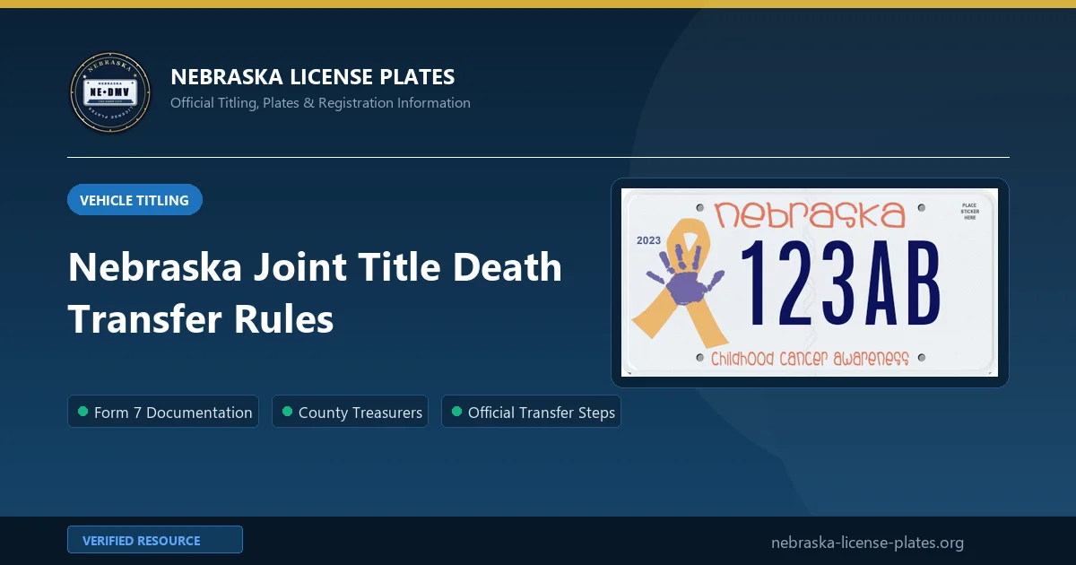 Nebraska Joint Title Death Transfer Rules